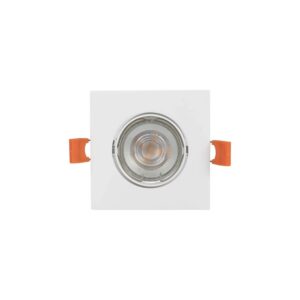 PRIOS Einbaustrahler Fibur 10042580 Modern in Weiß aus Metall 1-flammig GU10 Wohnzimmerleuchte