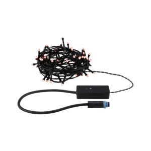 Paulmann LED-Lichterkette Yuna Plug & Shine RGB Schwarz 5 m