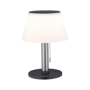 Paulmann Solar-LED-Tischleuchte Lillesol Weiß/Silber Ø 20 cm x 28 cm
