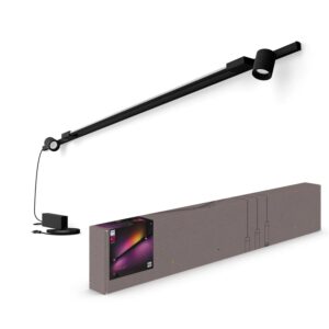 Philips Hue LED-Schienenbeleuchtung Perifo 2er Wandspots & Gradient Tube Schwarz