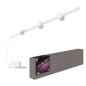 Philips Hue LED-Schienenbeleuchtung Perifo 3er Wandspots Weiß