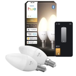 Philips Hue Leuchtmittel E14 Kerzenform 2.700 K 470