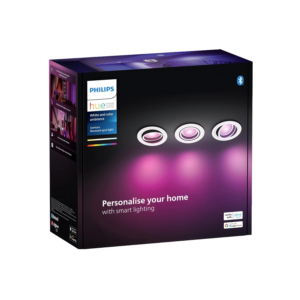 Philips Hue Smart-Einbauspot Centura White & Color Ambiance Weiß 3er Pack