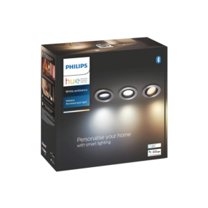 Philips Hue Smart-Einbauspot Milliskin White Ambiance Aluminium 3er Pack
