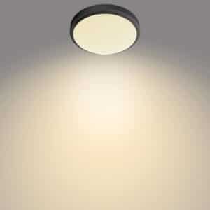 Philips LED-Deckenleuchte Doris 6 W 2700 K IP44 Schwarz
