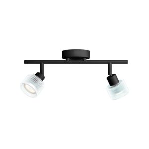 Philips LED-Spot Horen 2-Flammig Wand- & Deckenmontage Schwarz