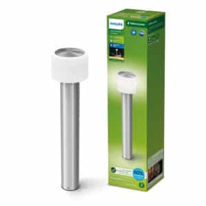 Philips Outdoor-Sockelleuchte Ultra-Efficient Otis Edelstahl