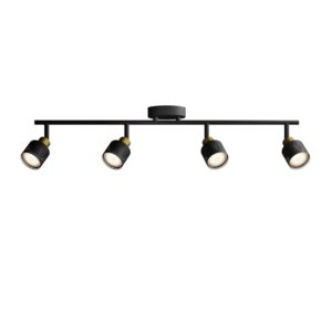 Philips Spot Niall 4-Flammig 5 W GU10 Schwarz-Gold