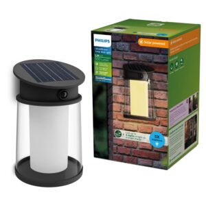 Philips Wandleuchte Juda Solar UltraEffizient Schwarz