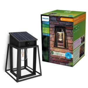 Philips Wandleuchte Lysin Solar UltraEffizient Schwarz