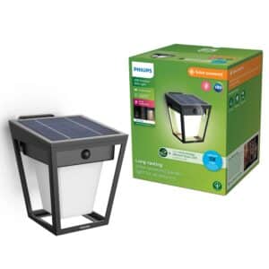 Philips Wandleuchte Nissa Solar UltraEffizient Schwarz
