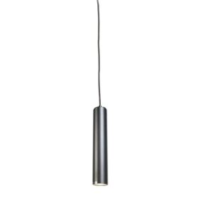 QAZQA Design-Pendelleuchte Schwarz GU10 50mm Tuba Small