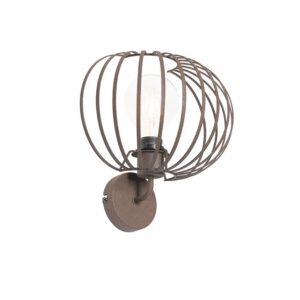 QAZQA Design Wandleuchte rostBraun 30 cm Johanna