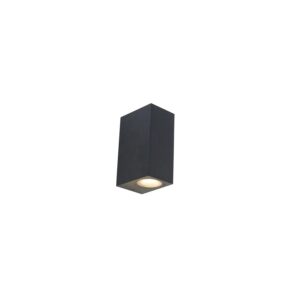 QAZQA Moderne Wandleuchte Schwarz IP44 Baleno II
