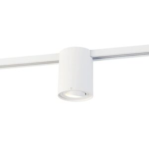 QAZQA Moderner 1-phasiger Schienenspot Weiß Iconic Rondoo Up