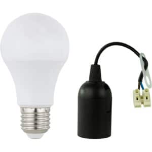 REV Ritter Renovier-Fassung und LED Leuchtmittel 10W IP20 A60 E27