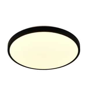 Reality LED-Deckenleuchte Slope Schwarz matt Ø 39 cm