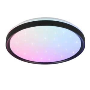 Reality LED-Deckenleuchte Solit Schwarz matt