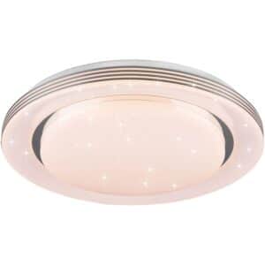 Reality LED-Deckenleuchte Sternenhimmel Atria Ø 48 cm Weiß