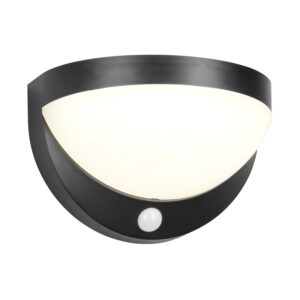 Reality LED-Outdoor-Wandleuchte Cobre mit Bewegungsmelder Schwarz Matt