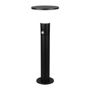 Reality LED-Poller Gorda mit Bewegungsmelder Schwarz Matt