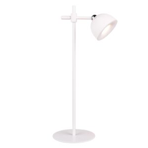Reality LED-Tischleuchte Maxima Weiß Ø 8 cm