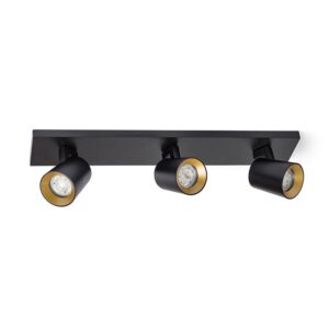 Rendl DECKENLEUCHTE KENNY III Schwarz 24 W