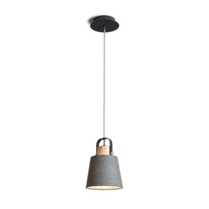 Rendl Pendelleuchte Choupette Schwarzgrau 11 W