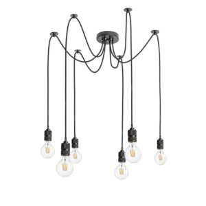Rendl Pendelleuchte Cindy VI Schwarz 90 W