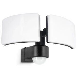 SSC-LUXon NORSU LED Außenstrahler Bewegungsmelder 2 Flammig 40W 230V IP65