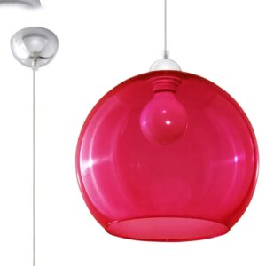 Sollux Lighting Hängeleuchte Ball Rot