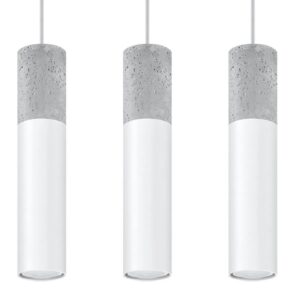 Sollux Lighting Hängeleuchte Borgio 3L Weiß