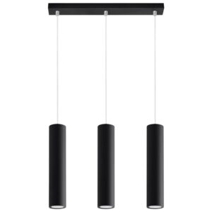 Sollux Lighting Hängeleuchte Lagos 3L Schwarz