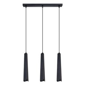Sollux Lighting Hängeleuchte Prysm 3L Schwarz