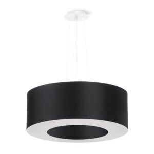 Sollux Lighting Kronleuchter Saturno50 Schwarz