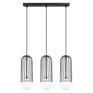 Sollux Lighting Pendelleuchte Brina 3L Schwarz