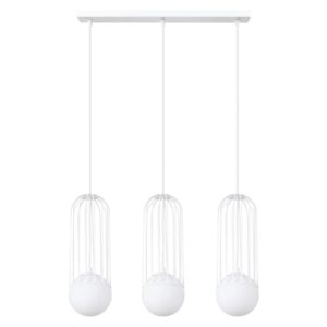 Sollux Lighting Pendelleuchte Brina 3L Weiß