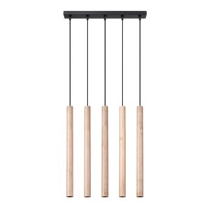 Sollux Lighting Pendelleuchten Pastelo 5L holz