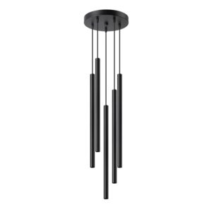 Sollux Lighting Pendelleuchten Pastelo 5P Schwarz