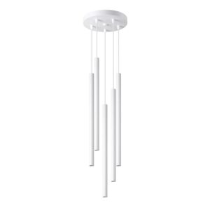 Sollux Lighting Pendelleuchten Pastelo 5P Weiß