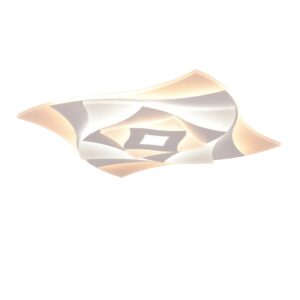 Trio LED Deckenleuchte Akita 1-flammig Weiß Matt 48 cm x 48 cm