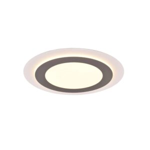 Trio LED-Deckenleuchte Morgan 1-flammig Nickel Matt Ø 45 cm