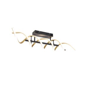 Trio LED-Deckenleuchte Sequence 1-flammig Messing Matt 90 cm x 14