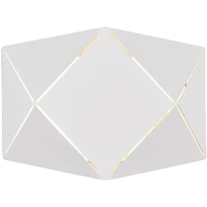 Trio LED Wandleuchte Zandor Weiß matt 130 mm x 180 mm x 60 mm