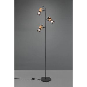 Trio Stehlampe Tosh Schwarz