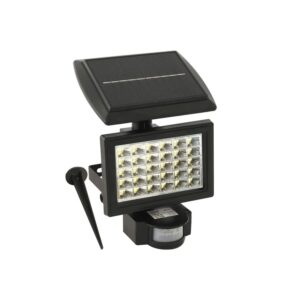 Westfalia Solar Wandstrahler 2in1 mit Bewegungsmelder Schwarz