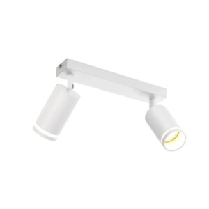 ZMH LED-Deckenstrahler 2-fach Schwenkbar GU10 Weiß