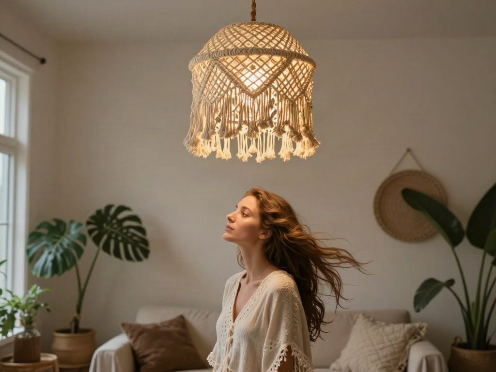 Boho Lampen für dein Wohnzimmer