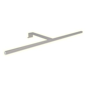 kalb LED Aufbauleuchten 1er Set Silbergrau 600mm Schrankbeleuchtung Warmweiß