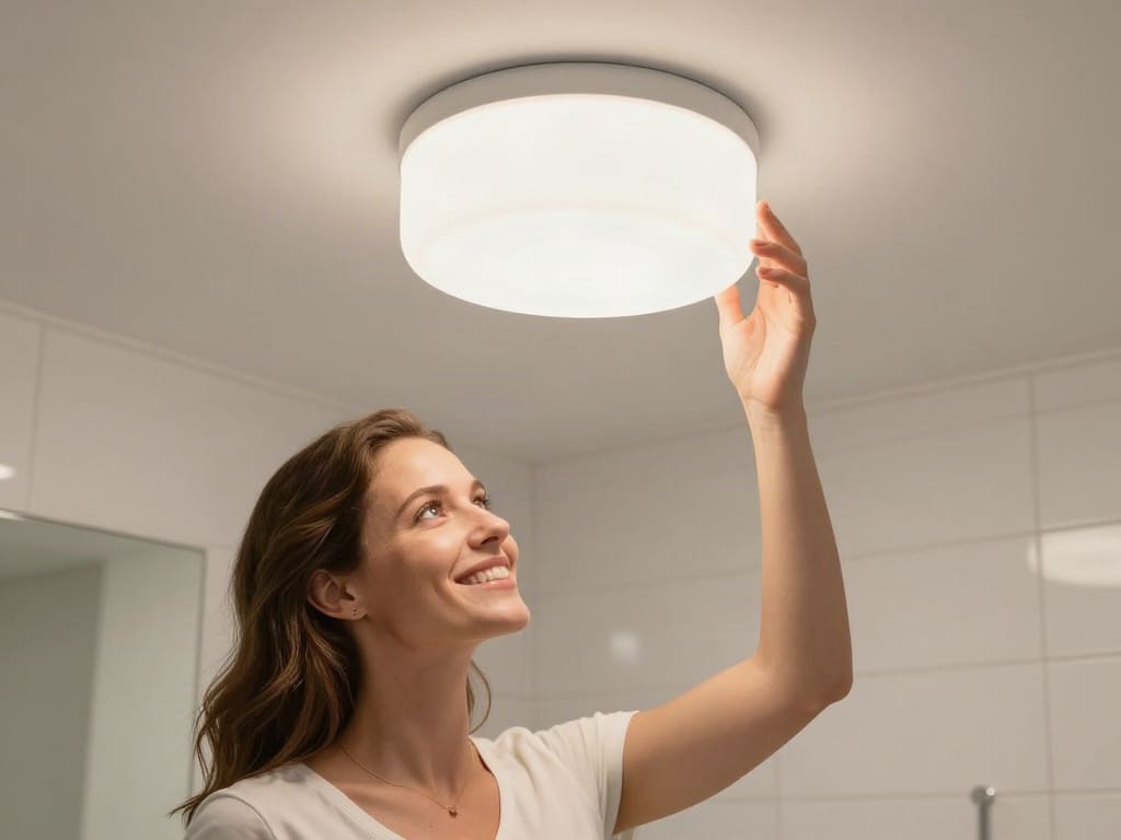 Lampen für die Gäste WC Decke